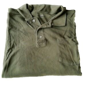 Croft & Barrow XL green collared t-shirt Polo